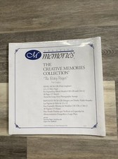 CREATIVE MEMORIES THE BABY PAGES RCM-12B PINK GINGHAM 12x12" PAGES A