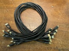 3  HDMI Cables  lot of 11 cables, slightly us...