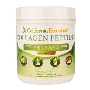 Collagen Powder Keto Non-GMO Gluten Free Collagen Peptides - Unflavored (1 lb)