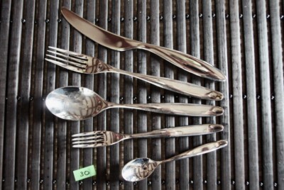 Gense 18/8 Besteck Edelstahl Design 5-teilig für Sammler Nr. 30