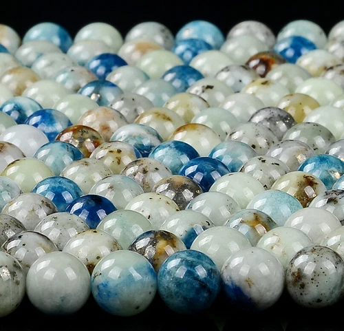 Natural Raro Hackmanita UV Reactivo Fluorescente Grd AAA Cuentas Sueltas Redondas (D373) - Imagen 2 de 3