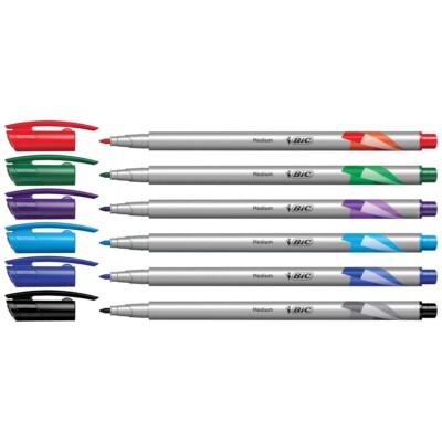 BIC Faserschreiber Intensity Medium 0,7mm rot blau grün schwarz [wählbar]