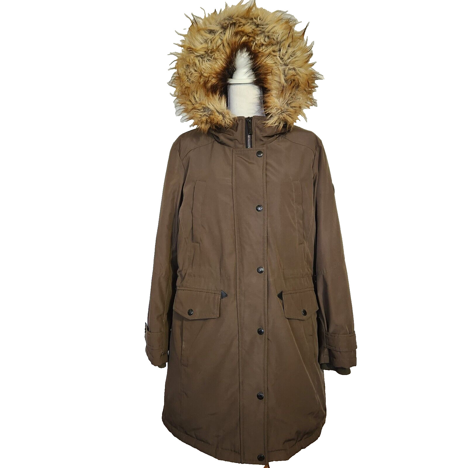 MICHAEL Michael KORS Long Down Jacket $340 Sz L W… - image 6