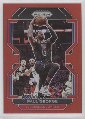 2021-22 Panini Prizm Red Prizm 193/299 Paul George #220 06vc