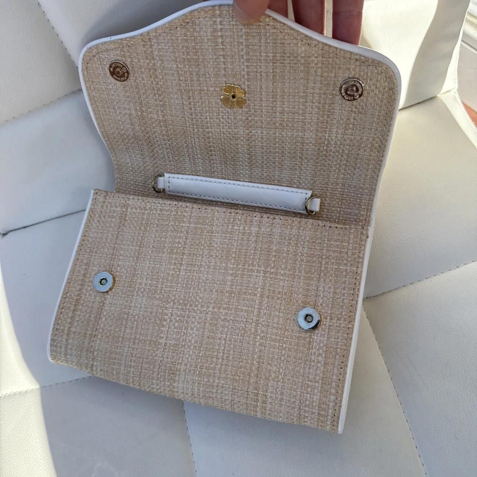 Bolso de Mano Lisi Lerch Tejido Medallón Estrella de Mar SIN Correa Bandolera Foto 3 de 4