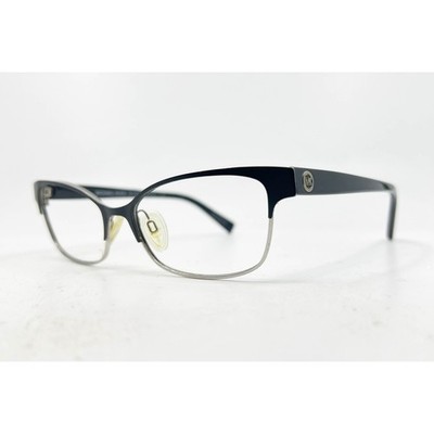 Michael Kors Eyeglass Frames Women Black Silver MK7004 Palos Verdes 53-15-140