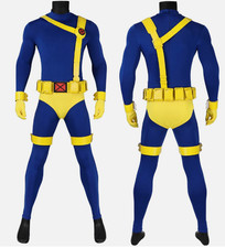 Cyclops Cosplay Costume Accessories Jumpsuit With Belts Halloween