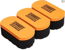 Foam Applicator Pad Pack of 3 - Durable Foam Material - Textured Application S