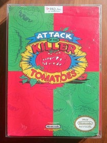 Attack Of Killer Tomatoes (Nintendo NES) Complete in Box CIB