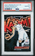 Sergio Rodriguez 2024 Kaboom BLACK 1/1 PSA 10 GEM MINT Real Madrid True 1 OF 1