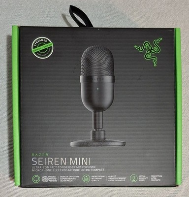   Razer Seiren Mini Ultra-Compact USB Microphone NIB Only cut seal for pics
