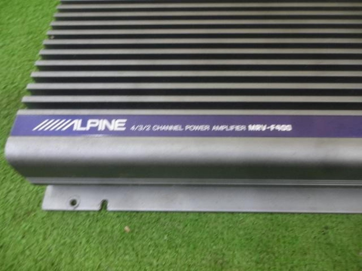 Alpine MRV-F400 V12 4 Channel Car Amplifier 80W x4 160W x2 JDM