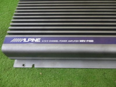 Alpine MRV-F400 V12 4 Channel Car Amplifier 80W x4 160W x2 JDM
