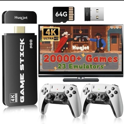 FCHOZY 2026 Upgraded Retro Gaming Console, Nostalgia Game Stick Pro,