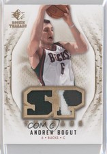 2008-09 SP Rookie Threads SP Threads Jersey/Patch Andrew Bogut #T-BO Patch 9ih