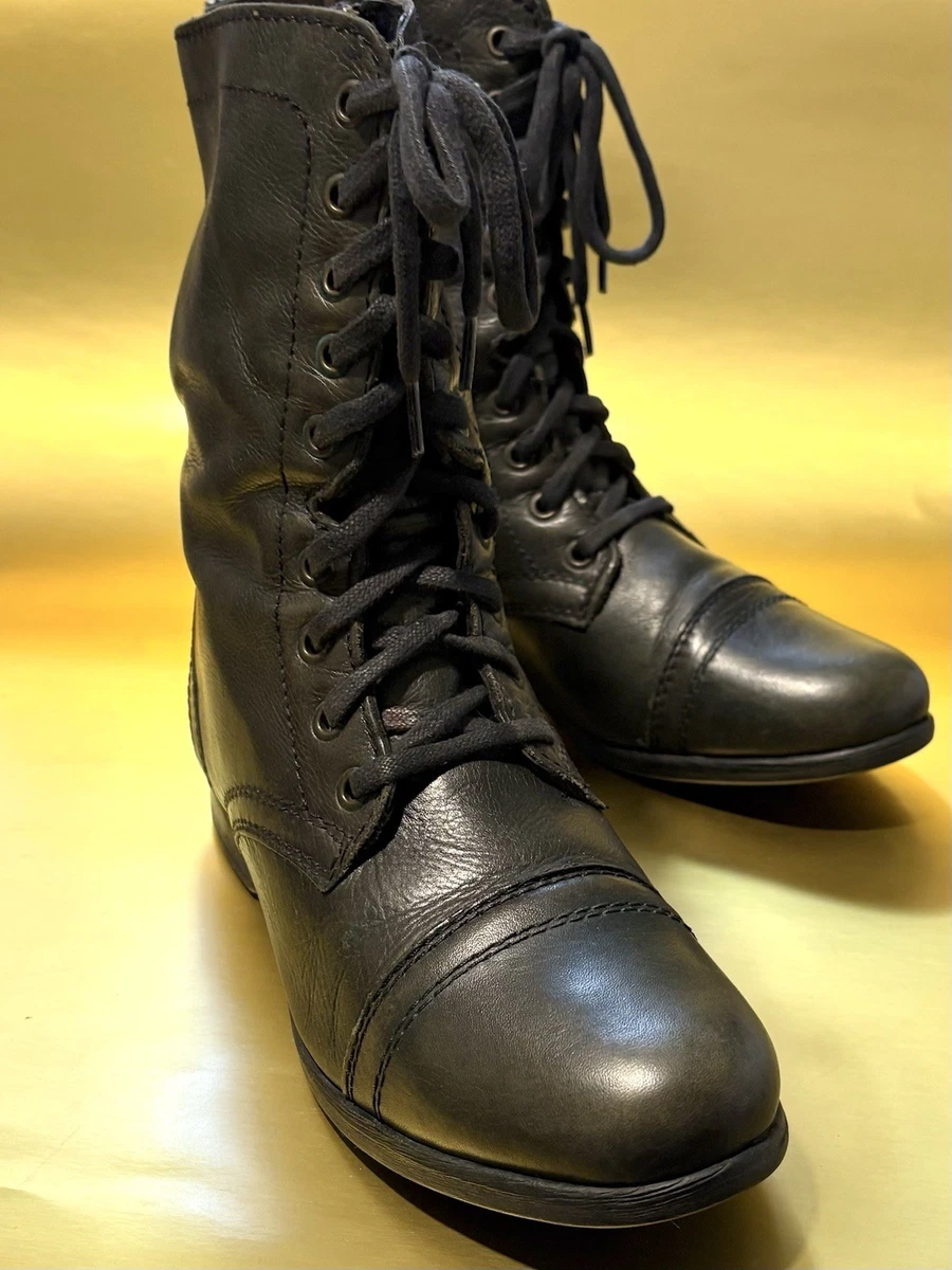 Steve Madden Women's Jamisyn Combat Boot Black