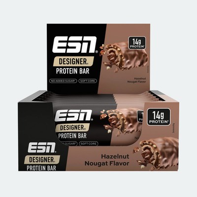 ESN Designer Protein Bar Hazelnut Nougat | 12 x 45g