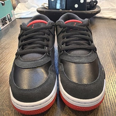 Air Jordan 4 RM Black/Varsity Red-Wolf Grey FQ7938 061 Size 7y 7