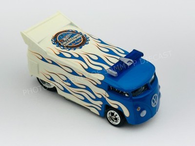 Hot Wheels VOLKSWAGEN DRAG BUS 2009 23rd LA Convention White Blue