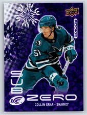 2024-25 Upper Deck Ice #SZ-CG Collin Graf Sub Zero Rookies #/699