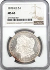 1878-CC Carson City Morgan Silver Dollar $1 - NGC Certified MS63
