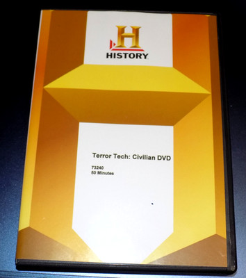 TERROR TECH CIVILIAN Terrorism Technology Terrorists Attacks HISTORY CHANNEL DVD