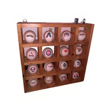 Baseball Collection Wood Frame Handmade 18.5” x 18.5” MLB National League Cubby
