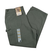 NWT Carhartt Men 40x30 Washed Duck Work Dungaree Carpenter Canvas Pants B11 MOS