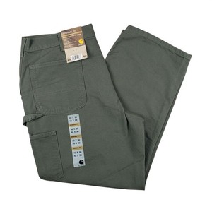 carhartt B11-MOS 30x32 モスグリーン Carhartt B11MOS Moss Washed Duck Work Dungaree