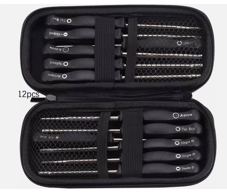 12pcsCarburetor Adjustment Tool Carburator AdjustingKit for 2-Cycle Small Engine - Image 3 of 4