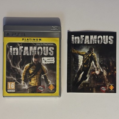 Infamous PS3 Spiel komplett mit Handbuch Top Zustand getestet funktioniert keine Probleme