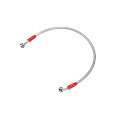  50cm 19.69" 10mm ID Motorcycle Hydraulic Brake Line Oil Hose Pipe 28° 0° 