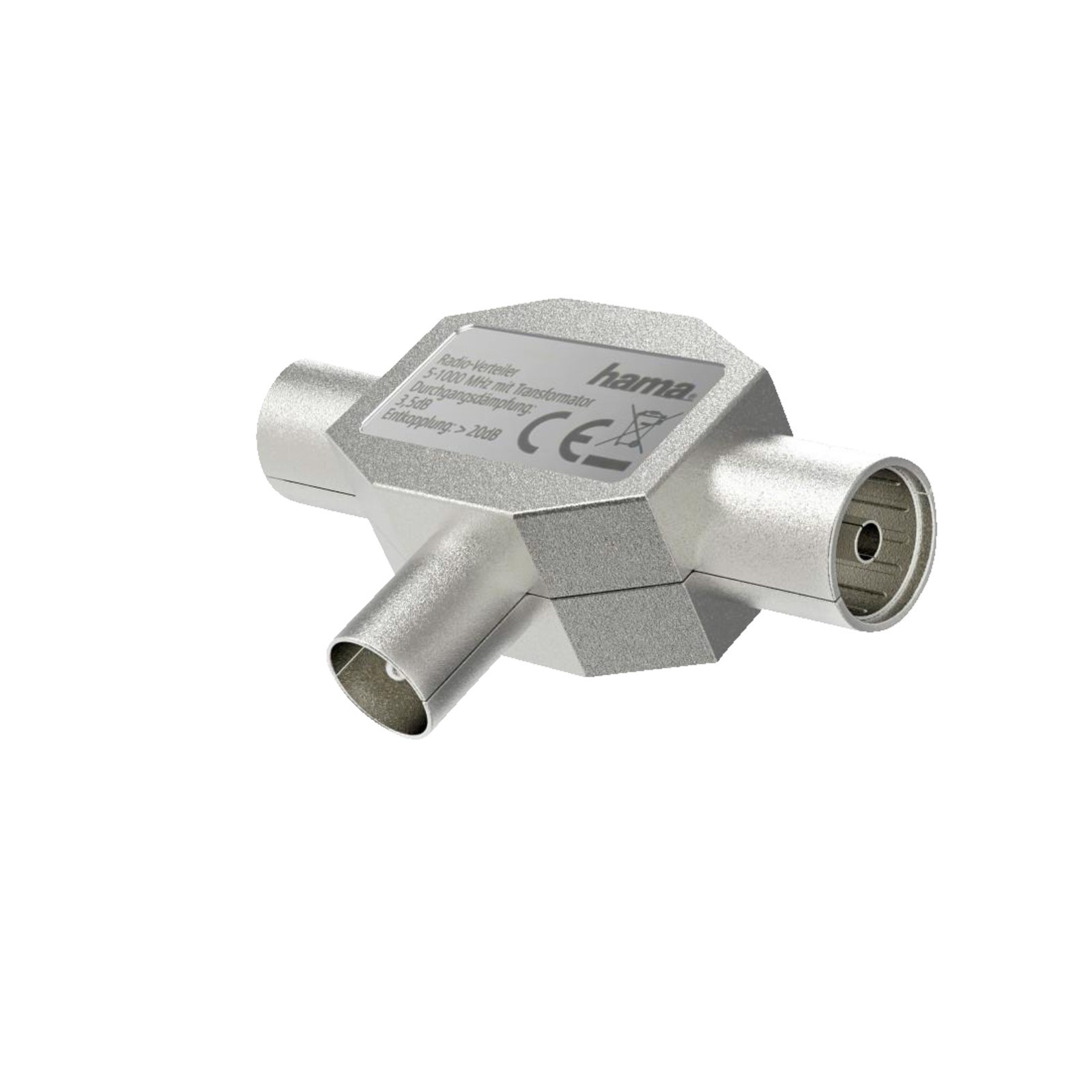 HAMA Koax-Stecker 2 - 0 2490₽