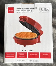 Global Gourmet Sensio Home - Mini Waffle Maker - BNIB