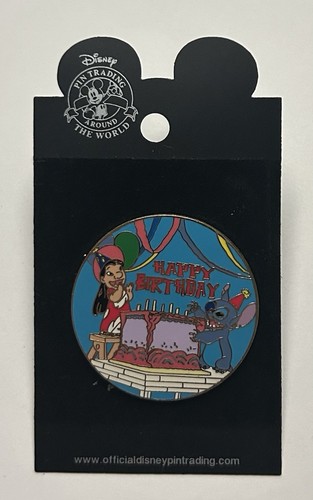 Disney - Happy Birthday - Lilo & Stitch - Cake Balloons Pin