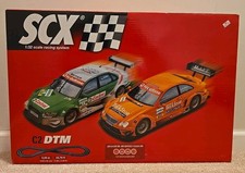 SCX Audi A4 vs. AMG Mercedes Slot Car Racing 81010 C2 DTM Track 1:32 Missing AMG