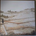 The Spring Shop Tuscan Landscape Wall Art 24x24 Framed Canvas – Neutral Beige