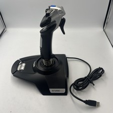 Saitek ST290 Pro - Flight Stick Programmable USB Gaming Controller TESTED 