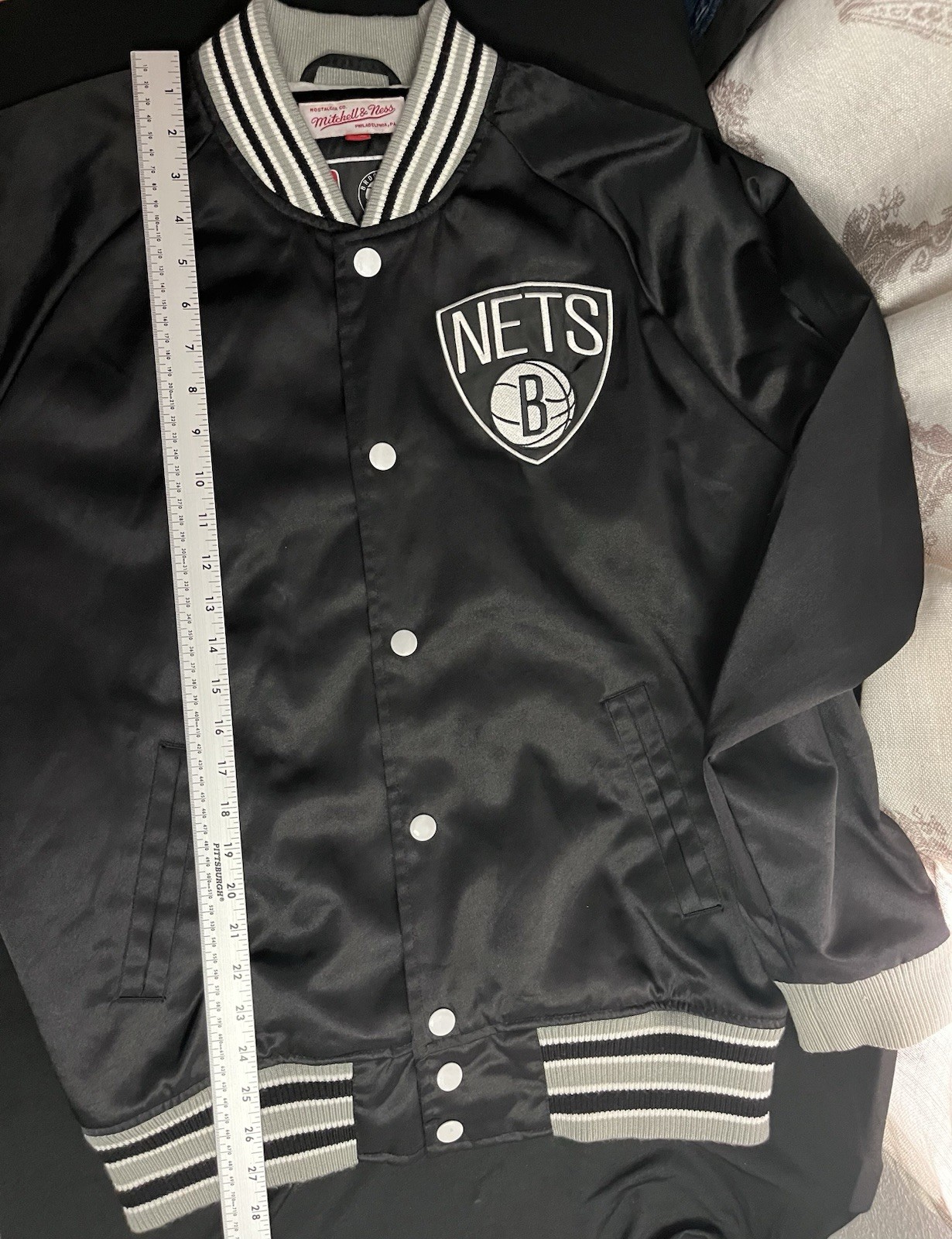 Mitchell Ness Brooklyn Nets Jacket NBA Women’s Ja… - image 12