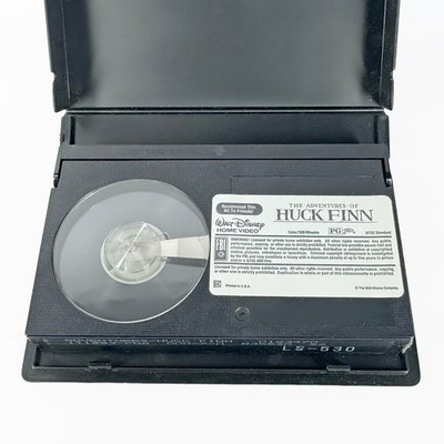 Adventures of Huck Finn Betamax Beta Tape Walt Disney PG Vintage