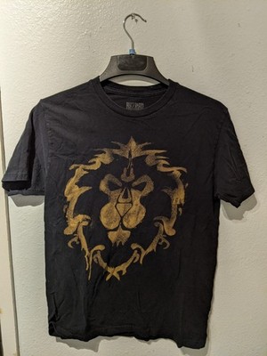 World Of Warcraft Lion Alliance Adult Unisex T-Shirt - Medium Video Game 