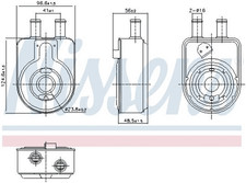 Ölkühler Motoröl für HYUNDAI KIA GENESIS i30 FASTBACK KONA SANTA FE IV FÉ III