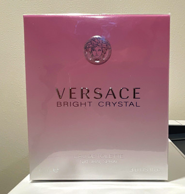 Versace Bright Crystal Eau de Toilette Natural Spray 3.0 US fl oz, Regular