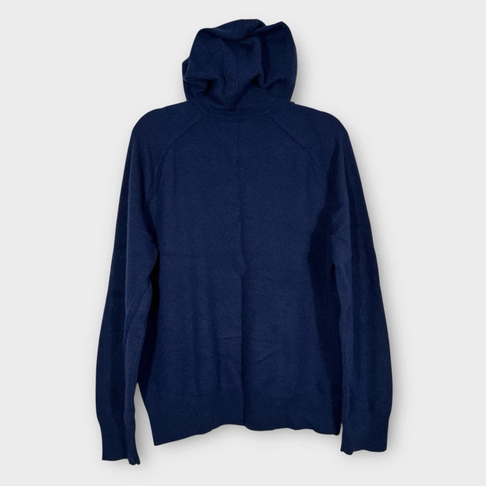 Rag Bone 100% Cashmere Hoodie Sweater - Navy Blue - Ultra Soft - Medium - Image 3 of 4
