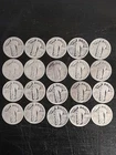 Lot Of (20) Standing Liberty Quarters No Dates ~ 90% Silver Lot #2