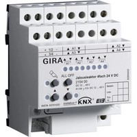 Gira - Bussystem-Jalousieaktor Jalousieaktor 4Fach 215400 24VDC Knx/Eib Reg