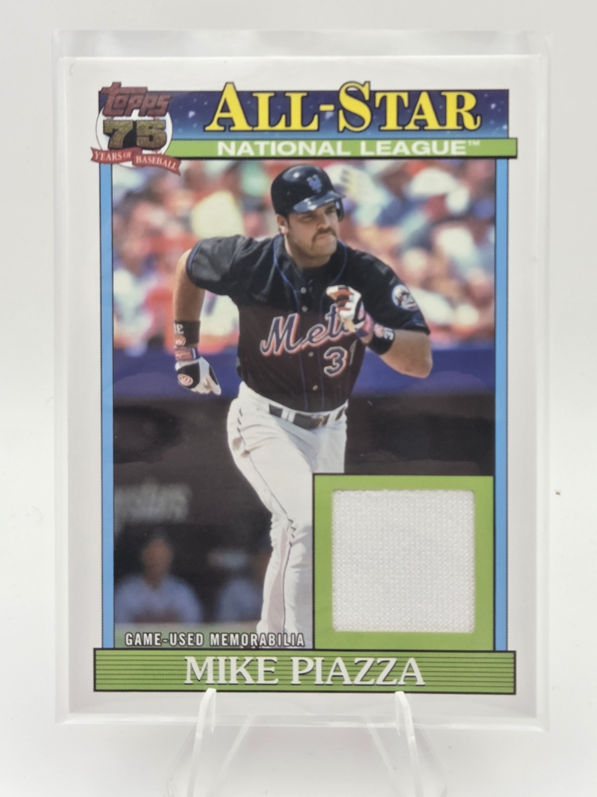 Mike Piazza 2026 Topps 1991 Topps All-Stars Mets HOF Relic Patch 91ASR-MP
