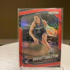 2025 Panini WNBA Prizm Bridget Carleton True Red #/299 Lynx