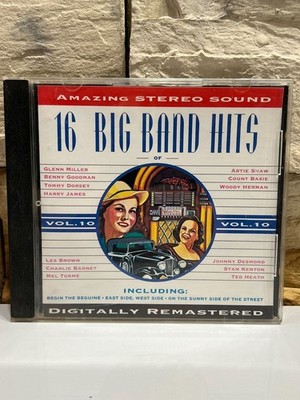 16 Big Band Hits Vol. 10 Various Artists 1988 Jazz Big Band Swing Used CD Disc