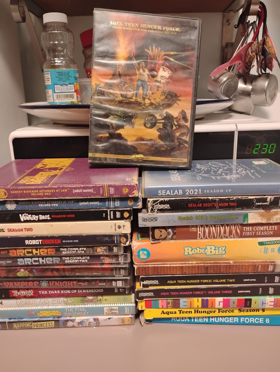 DVD LOT! ADULT SWIM ATHF SEALAB YU-GI-OH BEAVIS AND BUTTHEAD ANIME